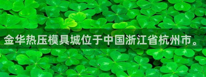 易倍网络技术有限公司招聘：金华热压模具城位于中国浙江省杭